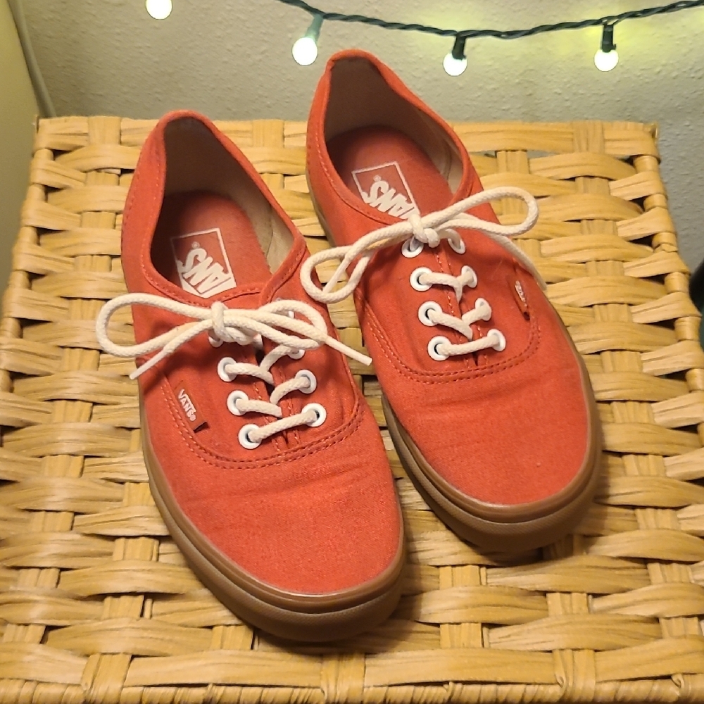 Vans Authentic Red Gum Sole